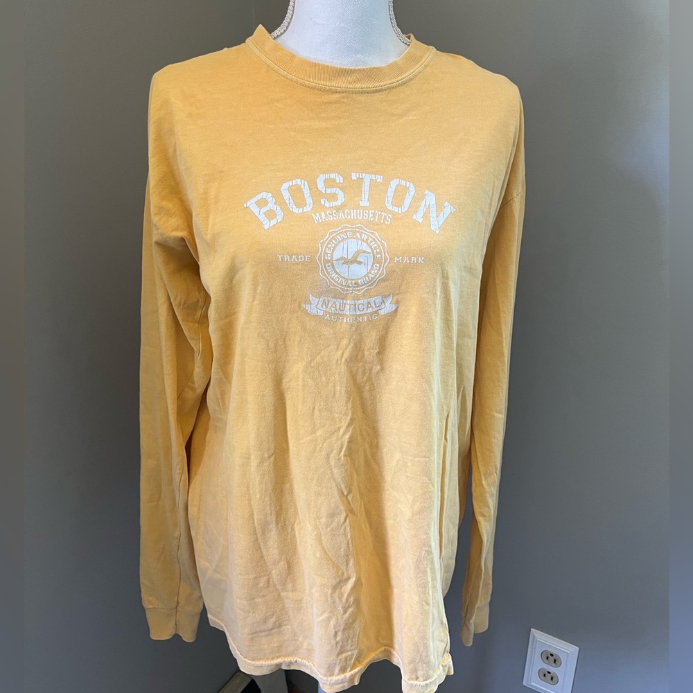 Boston Comfort Colors long sleeve tee